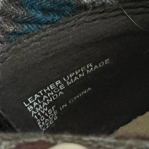 NWOT Earth Origins blue suede Amanda booties ankle boots comfortable casual 11W - Picture 8 of 8